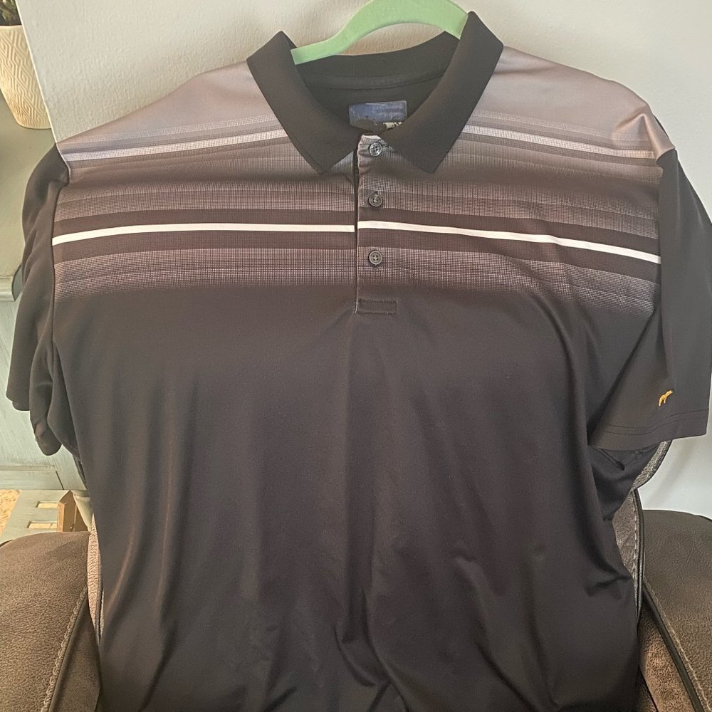 JACK NICKLAUS, GOLDEN BEAR, XXL, BLACK/GREY